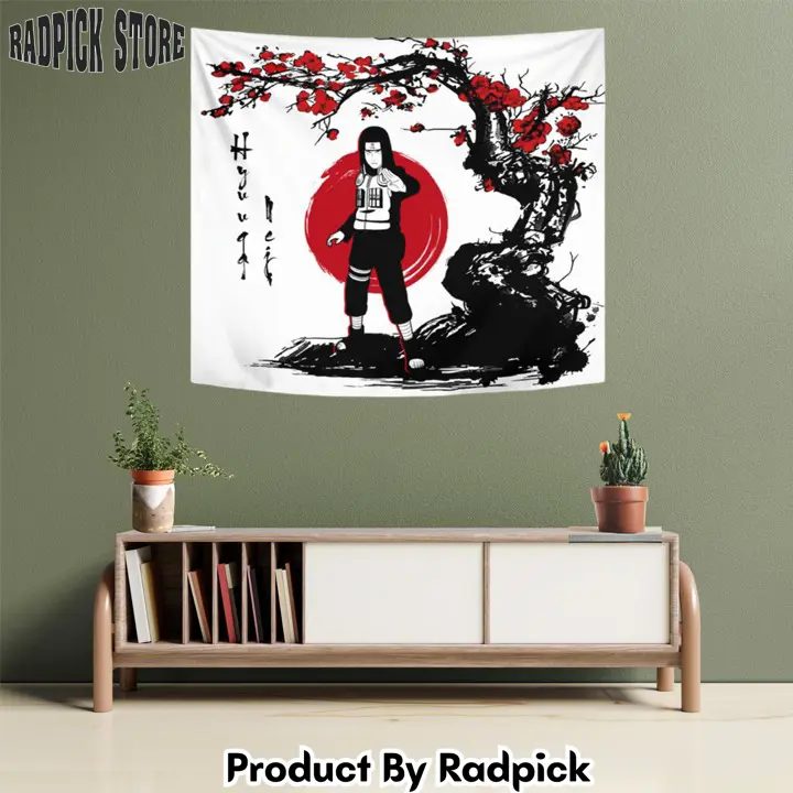 Neji hyuga tapestry custom anime home decor  rp5940674